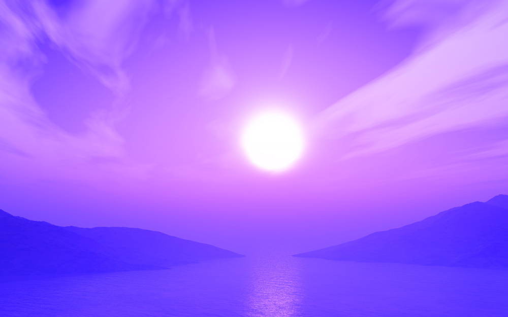 sunset surrender violet