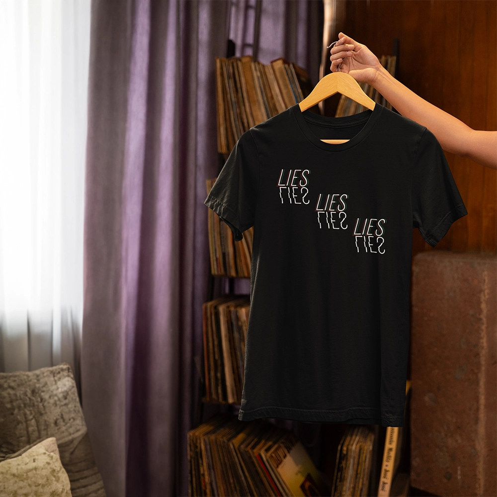 LIES LIES LIES sunset surrender tshirt