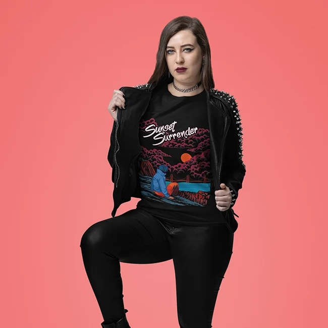 pixelart 8bit golden gate sunset surrender for women tshirt pixelart 8bit golden gate sunset surrender for women tshirt e1727454256389