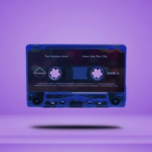 Indie synth-pop collectible cassette tape – Lives Like The City